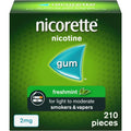 Nicorette Chewing Gum Freshmint 2mg 210 Pieces. Unit pack pictured; select the quantity stated in the listing.