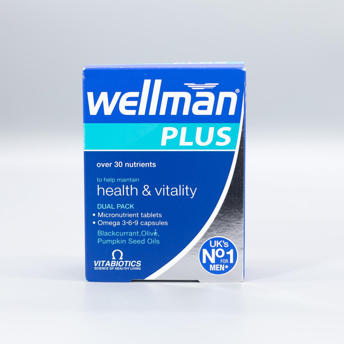 Vitabiotics Wellman Plus Omega 3-6-9 – 56 Capsules Men’s Energy, Immune & Health