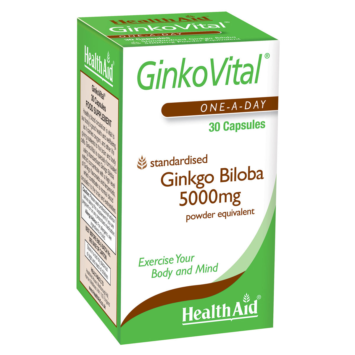 HealthAid Ginkgo Vital 30 Capsules