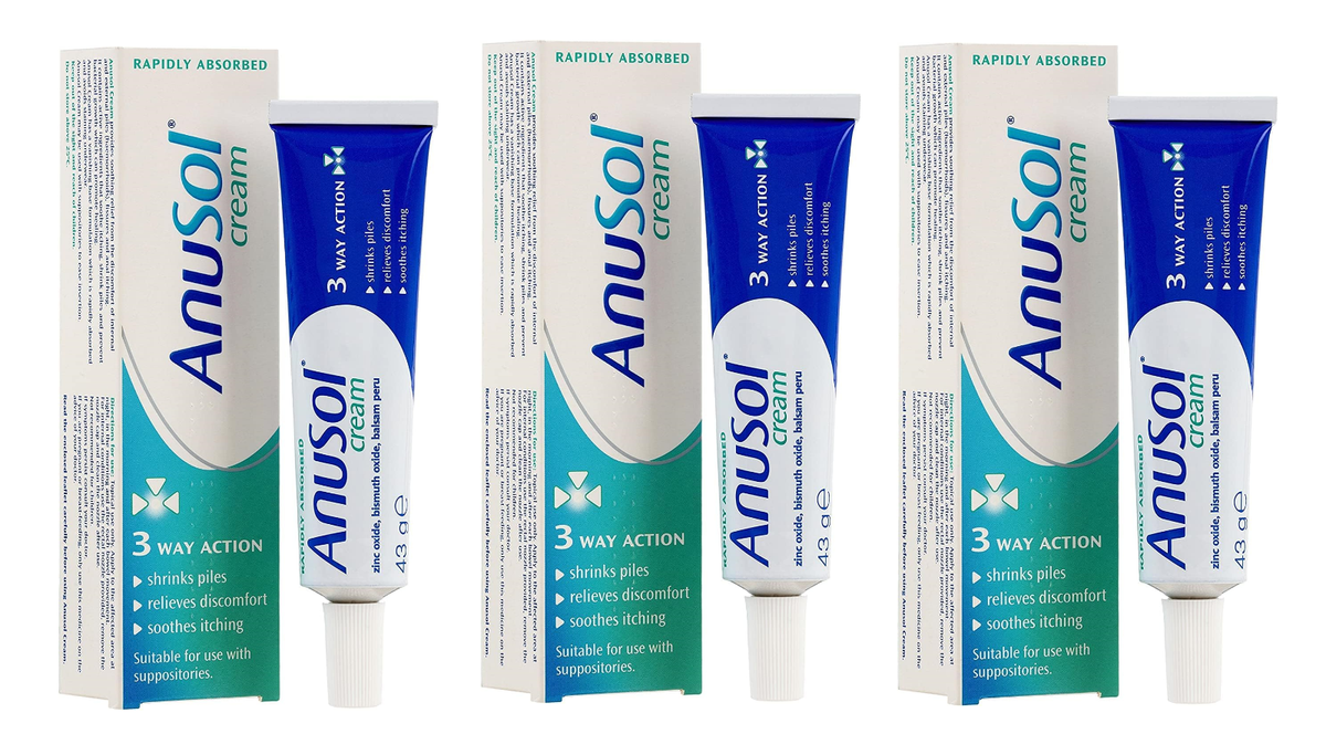 Anusol Piles Treatment Cream 43g x3