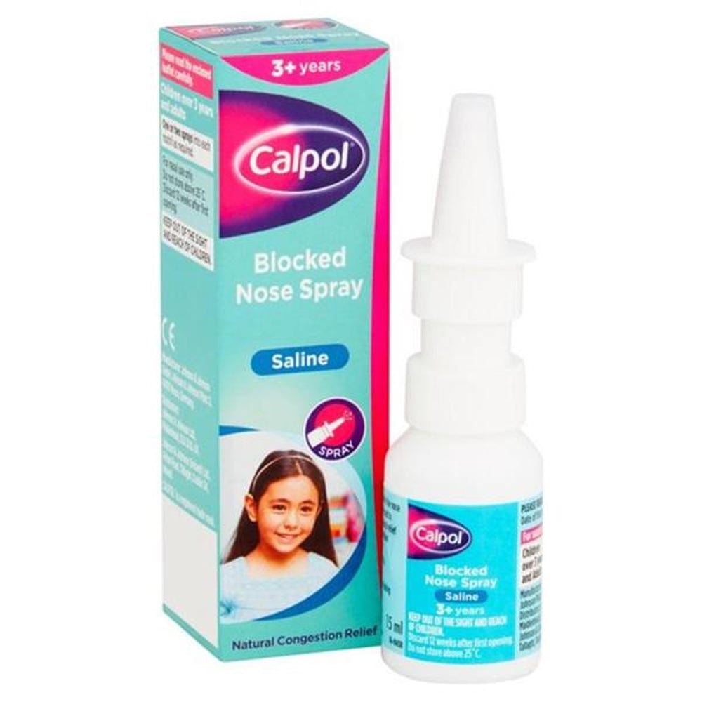 Calpol Saline Blocked Nose Spray 15ml