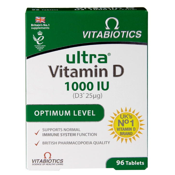 Vitabiotics Ultra Vitamin D 1000 IU (D3 25µg)