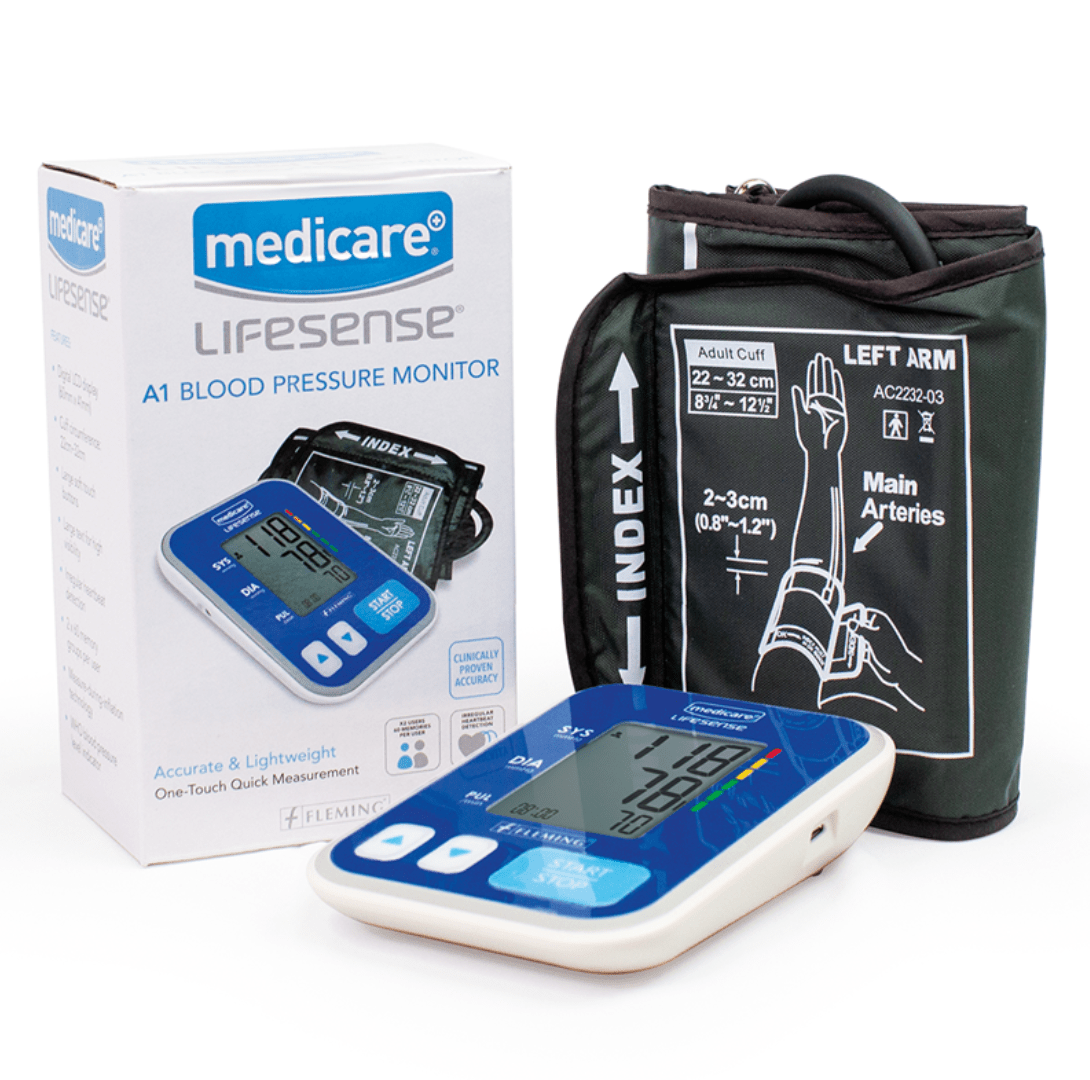 Medicare Lifesense A1 Automatic Upper Arm Blood Pressure Monitor