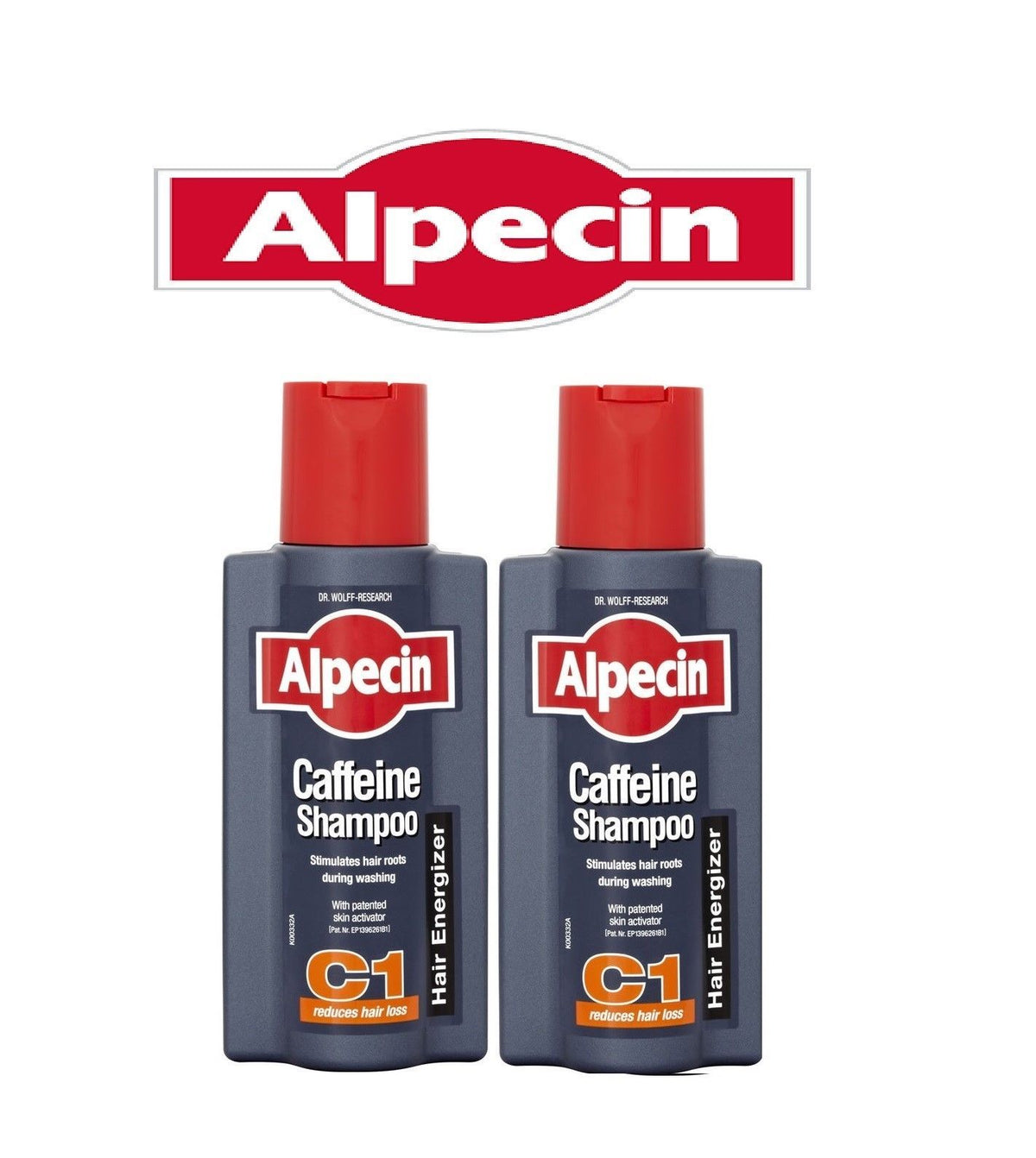 Alpecin Caffeine Shampoo 250ml x2