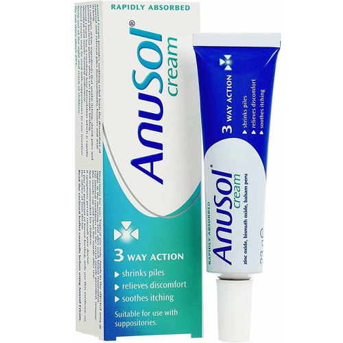 Anusol Piles Cream 43g. Unit pack pictured; select the quantity stated in the listing.