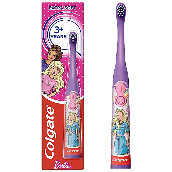 Colgate Barbie Kids Battery Powered Electric Toothbrush 3+. Check the selected quantity or pack size.