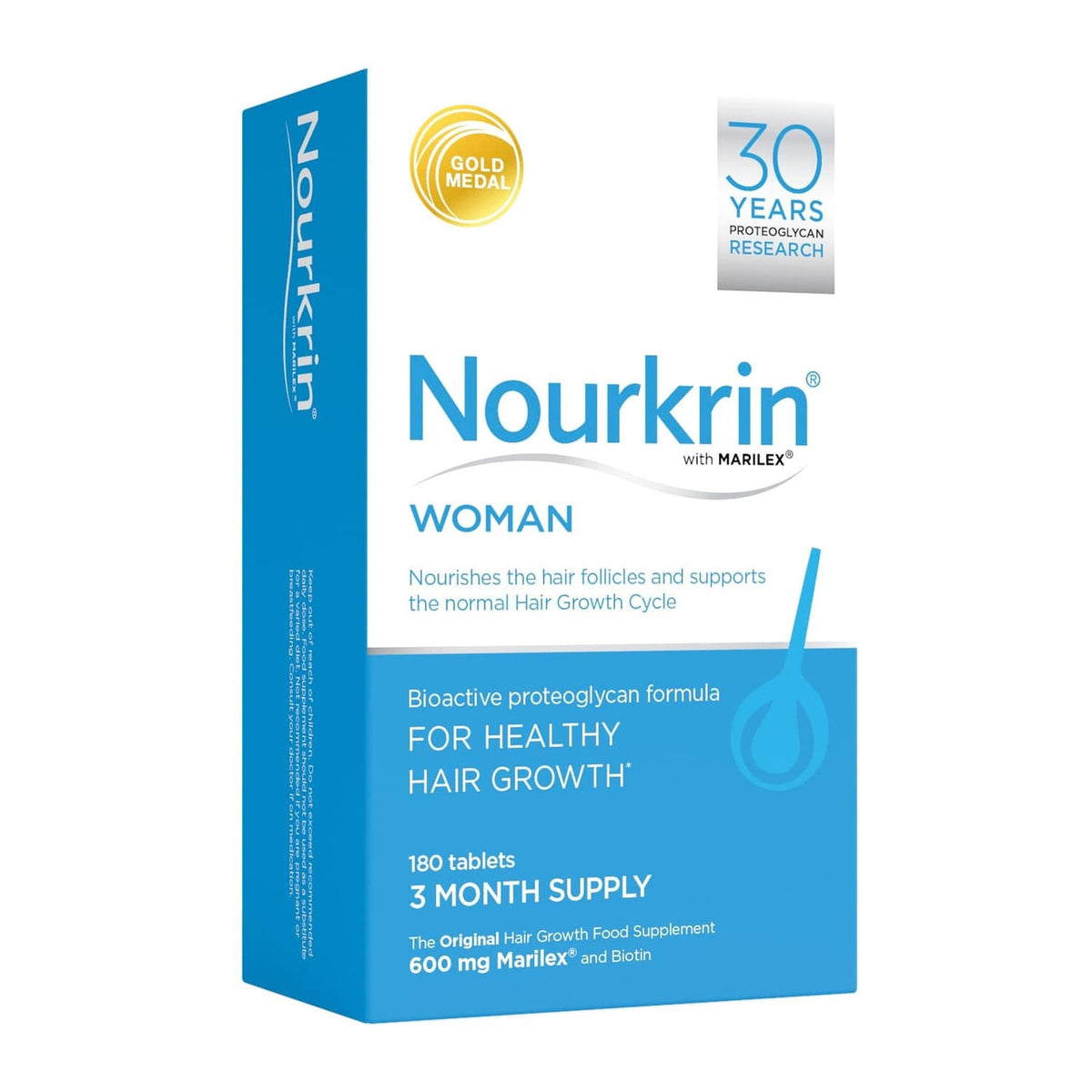 Nourkrin Woman Hair Growth Supplement 180 Tablets