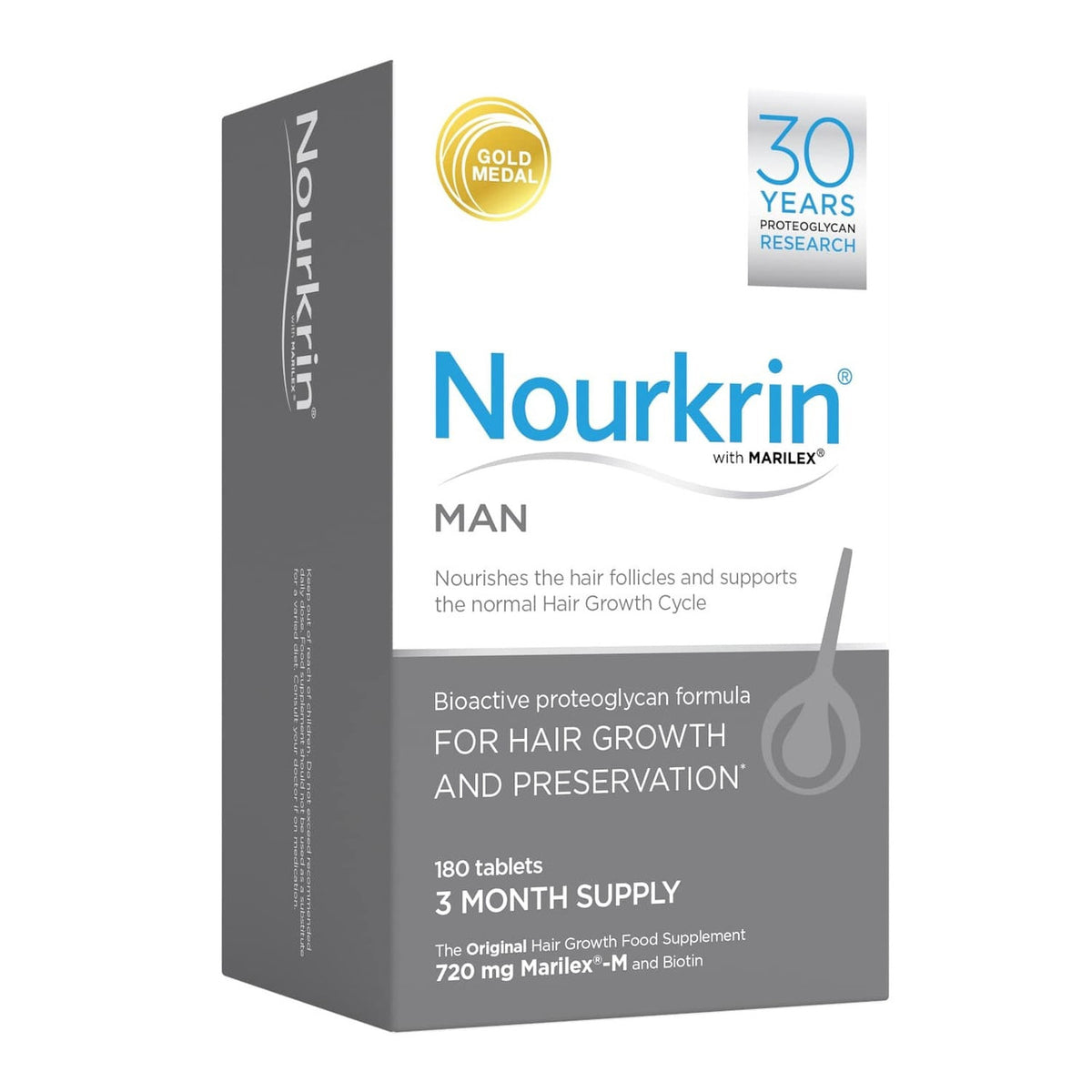 Nourkrin Man Hair Growth Supplement 180 Tablets