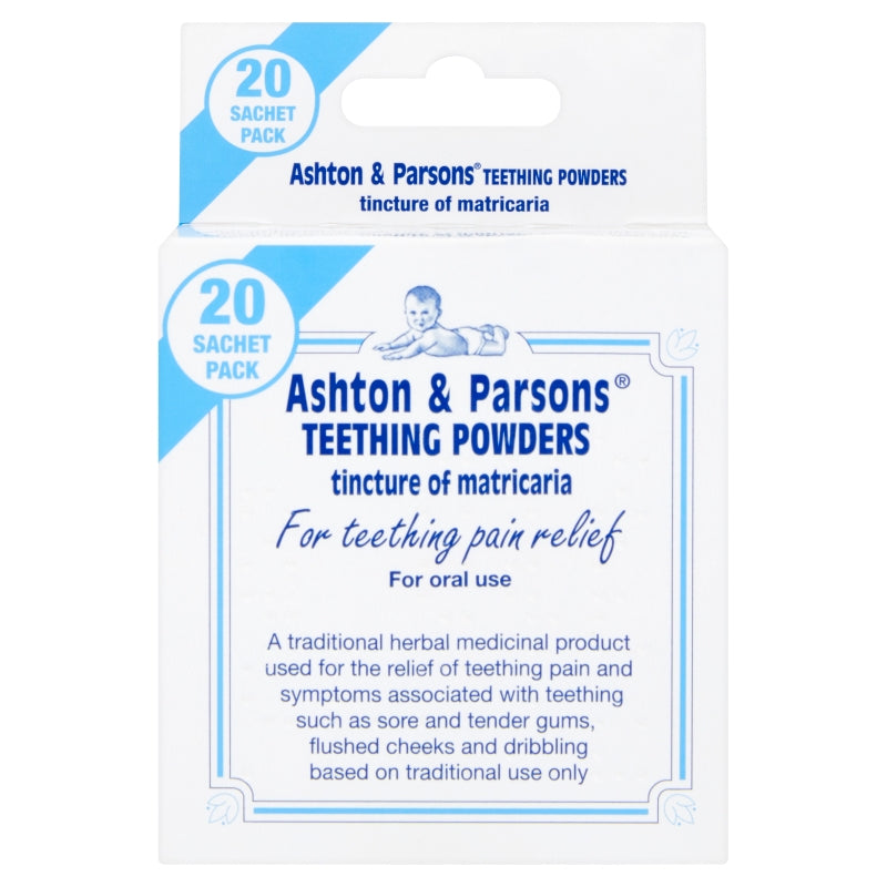 Ashton & Parsons Infant Teething Powders — 20-sachet pack