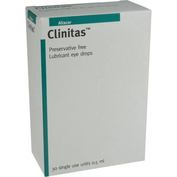 Clinitas Preservative Free Eye Drops 30 x 0.5ml