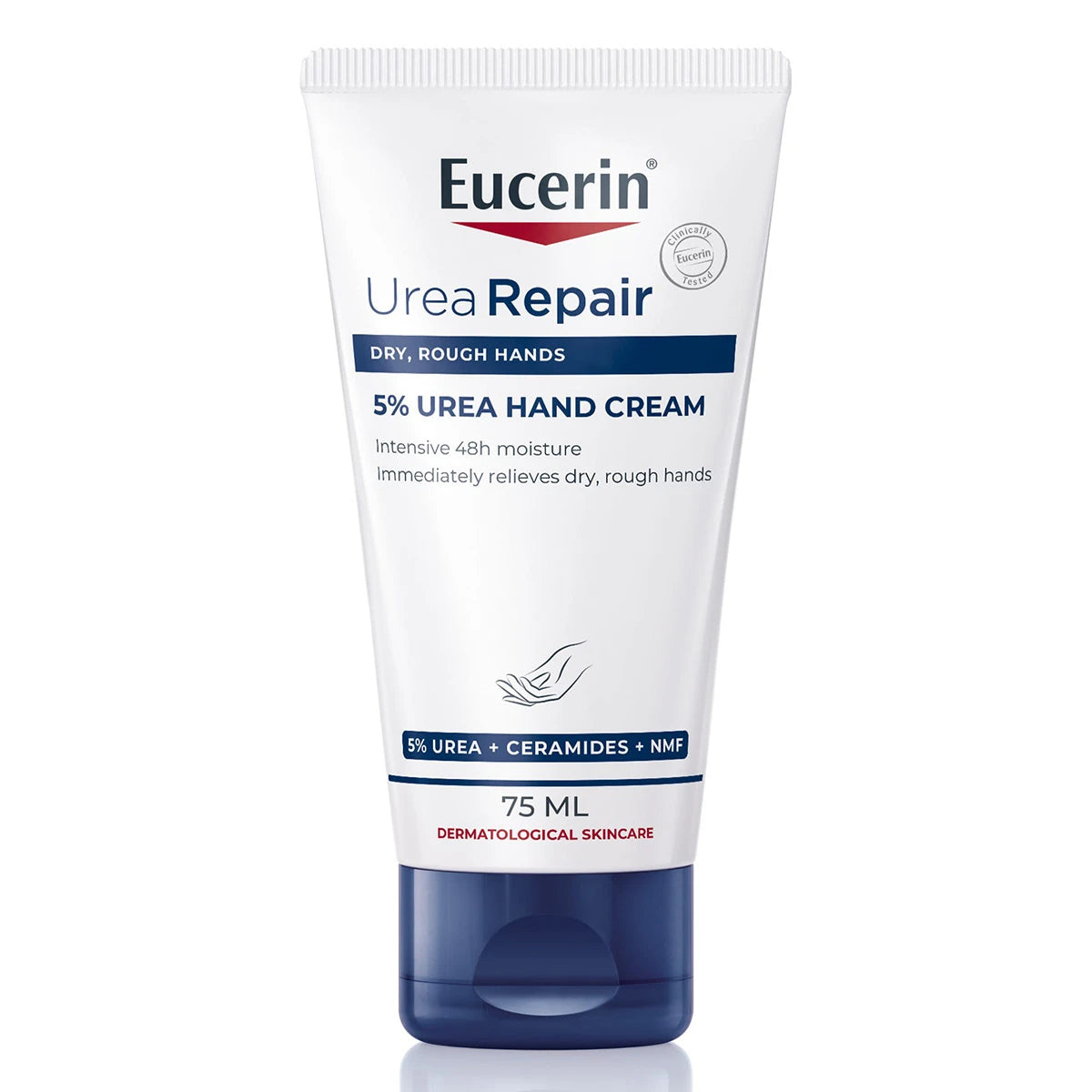 Eucerin UreaRepair Plus 5% Urea hand cream 75ml — tube