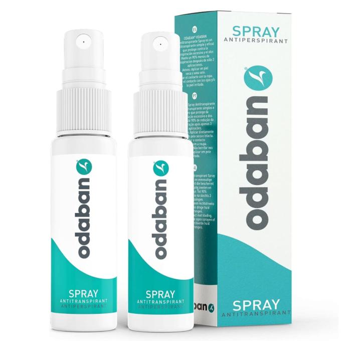 Odaban Antiperspirant Deodorant Spray 30ml x2 — product pack
