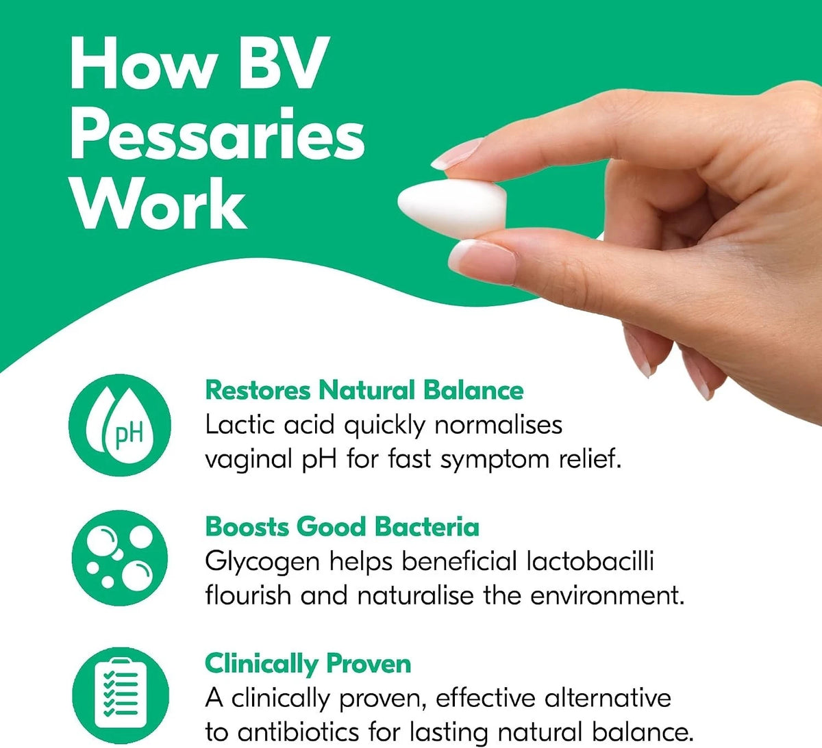 Balance Activ BV Vaginal Pessaries – 7 × 2g