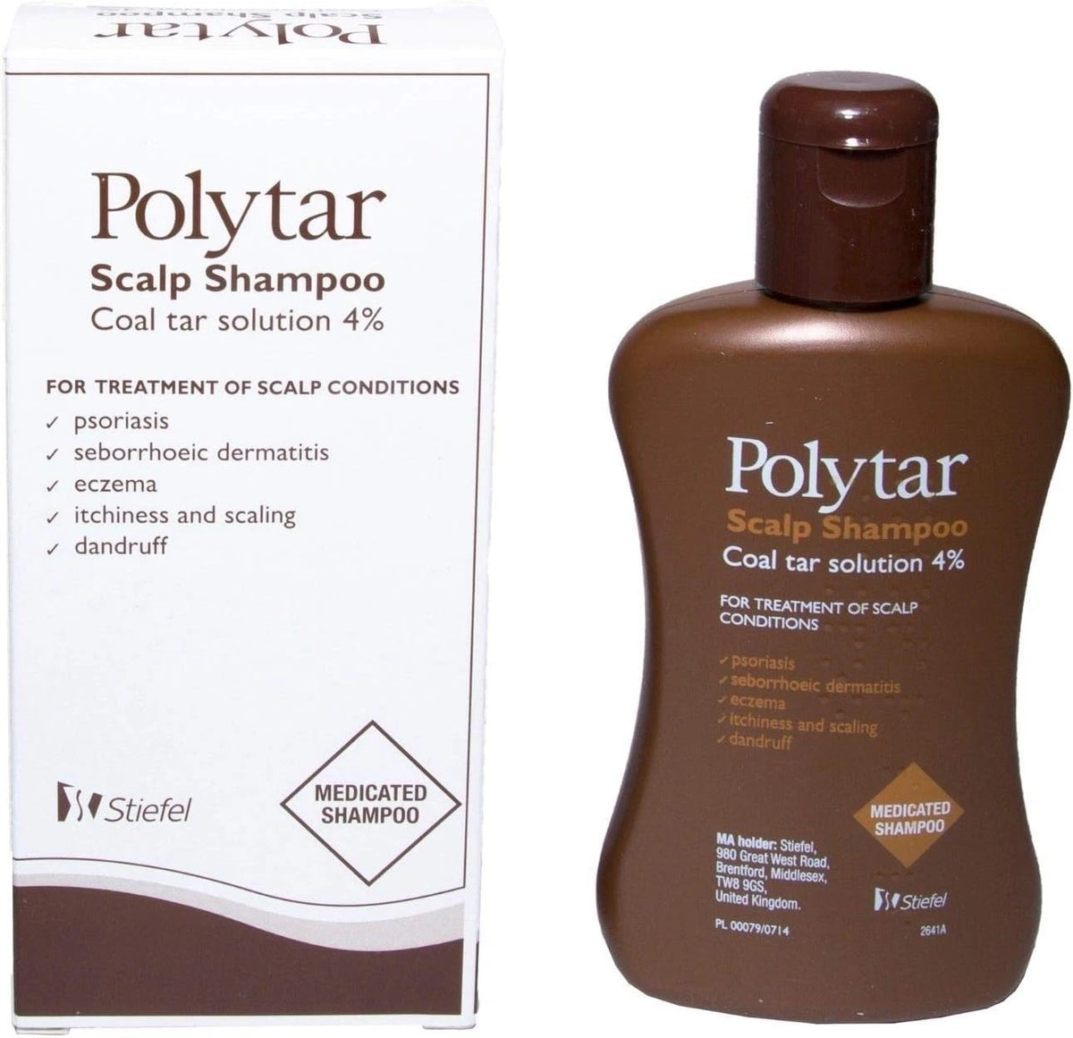 Polytar Scalp Shampoo Coal Tar Solution 4% 150ml