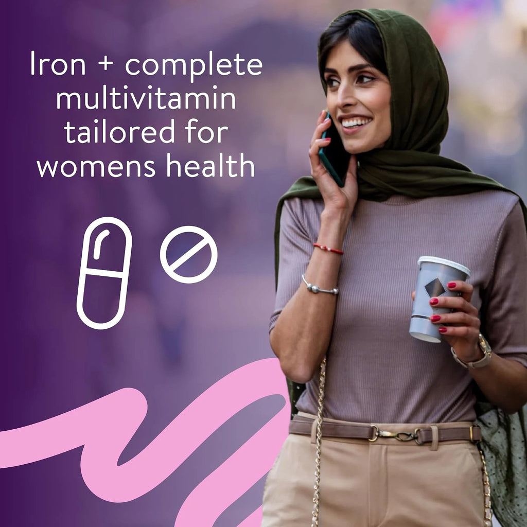 Active Iron 17mg Women’s Multivitamin 60 Capsules