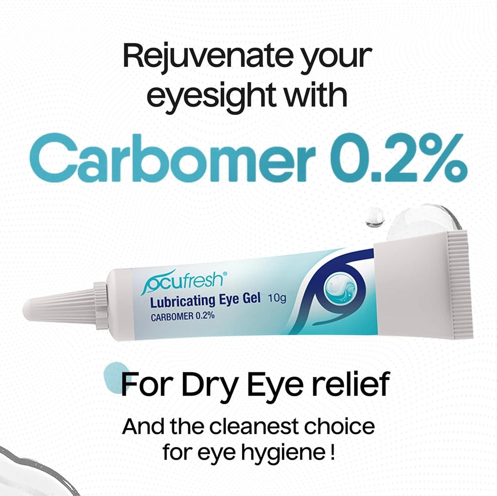 Ocufresh Carbomer 0.2% Lubricating Eye Gel 10g